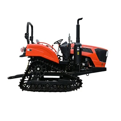 Tracteur à chenilles à châssis élevé